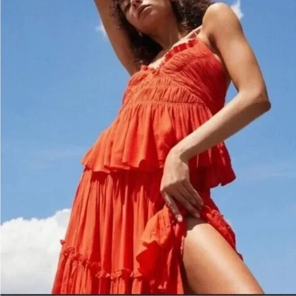 NWT Free People Hooked On You Halter Cropped mini skirt set. - Picture 4 of 7